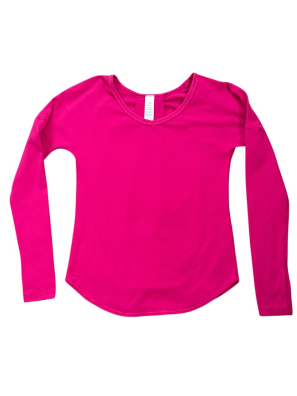 Ivivva pink girls long sleeve shirt - size 8